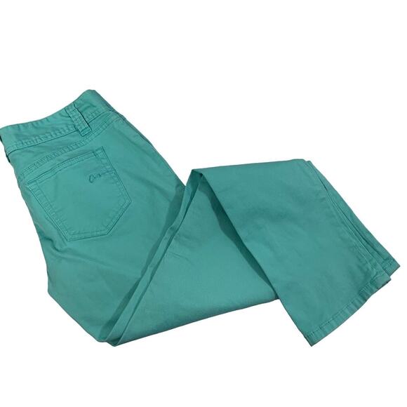 American Rag Cie Jeans Junior Size 7 S Skinny Stretch Blue Green Denim - Picture 9 of 9